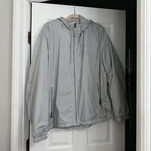 Calvin Klein Gray Hooded Jacket